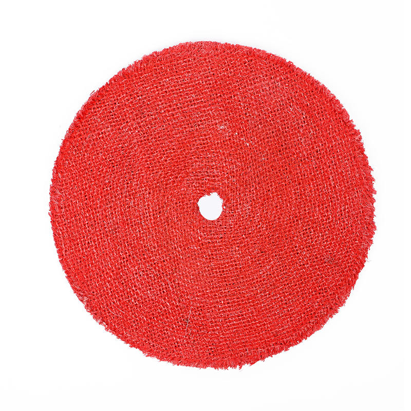 Roda Sisal Murni Datar Merah OEM