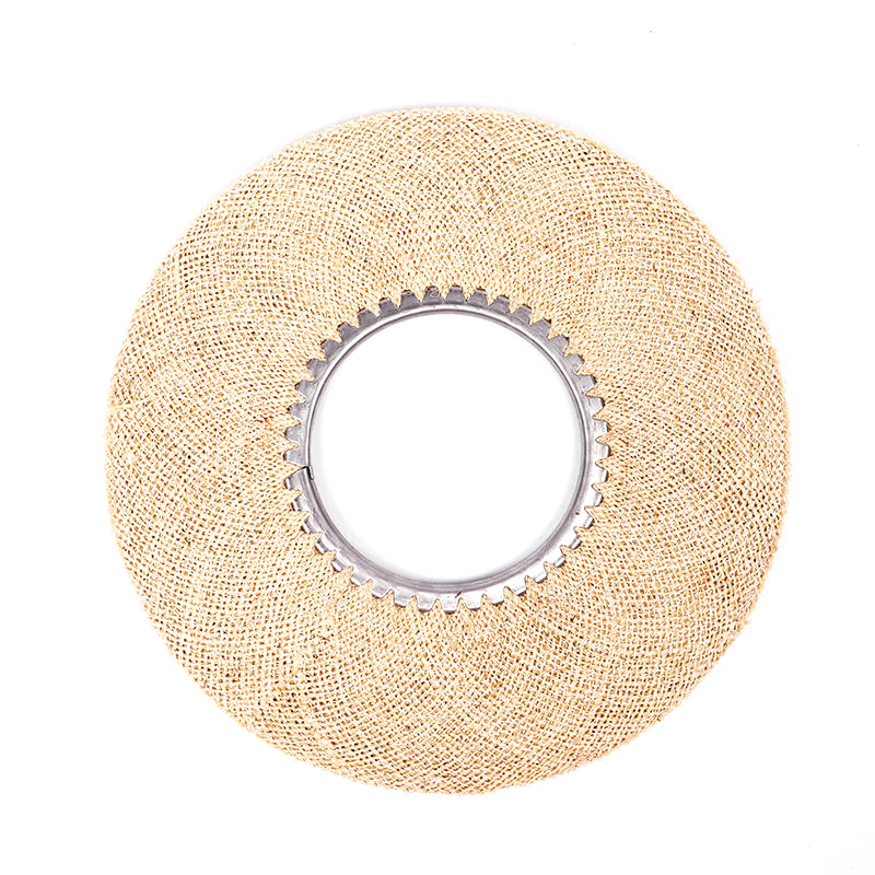 Roda Sisal Datar Putih